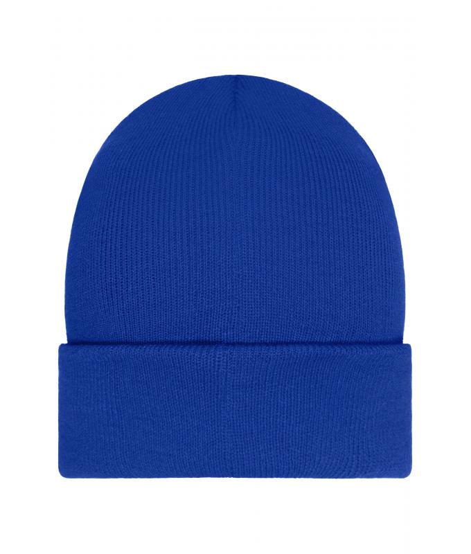 Unisex Beanie with Patch (10cm x 5 cm) - Thinsulate Royal 11500