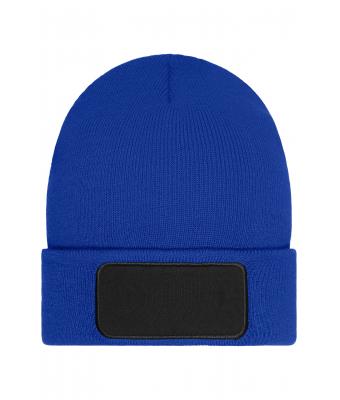 Unisex Beanie with Patch (10cm x 5 cm) - Thinsulate Royal 11500