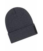 Unisex Beanie with Patch (10cm x 5 cm) - Thinsulate Dark-grey-melange 11500