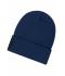 Unisex Beanie with Patch (10cm x 5cm)- Thinsulate Navy 11500