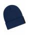 Unisex Beanie with Patch (10cm x 5cm)- Thinsulate Navy 11500