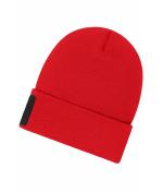 Unisex Beanie with Patch (10cm x 5cm)- Thinsulate Rood 11500