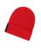Unisex Beanie with Patch (10cm x 5cm)- Thinsulate Rood 11500