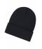 Unisex Beanie with Patch (10cm x 5cm)- Thinsulate Zwart 11500