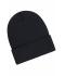 Unisex Beanie with Patch (10cm x 5cm)- Thinsulate Zwart 11500