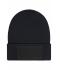 Unisex Beanie with Patch (10cm x 5cm)- Thinsulate Zwart 11500