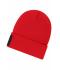 Unisexe Bonnet avec patch (10cm x 5cm) - Thinsulate Rouge 11500