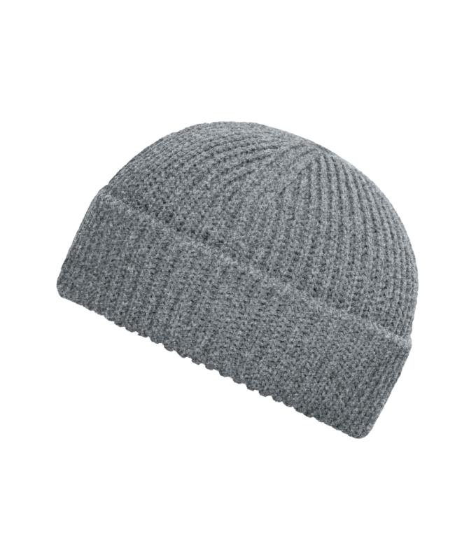 Unisexe Bonnet Fisherman Gris-mélange 11724