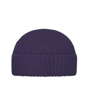Unisex Fisherman Beanie Diep-paars 11724