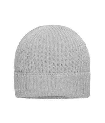 Unisexe Bonnet d’hiver coton bio   OCS Standard Gris-clair-mélange 11793