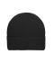 Unisexe Bonnet d’hiver coton bio   OCS Standard Noir 11793
