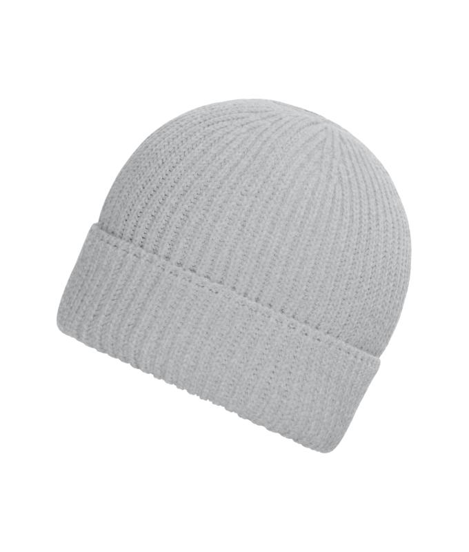 Unisexe Bonnet d’hiver coton OCS Standard Gris-clair-mélange 11793