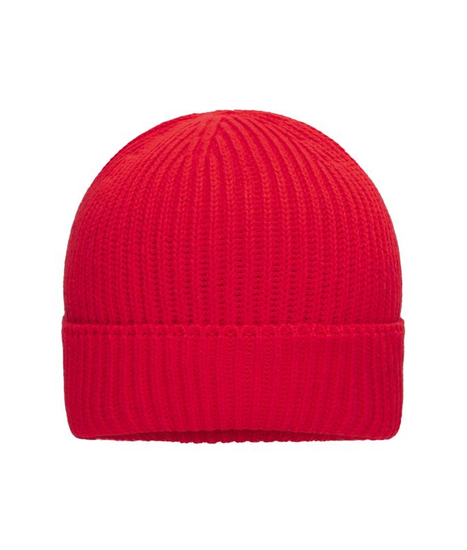 Unisex Cotton Winter Beanie OCS Standard Red 11793