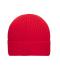 Unisex Organic Cotton Winter Beanie   OCS Standard Red 11793