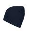 Unisex Bio Cotton Casual Beanie Navy 11828