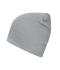 Unisex Bio Cotton Casual Beanie Lichtgrijs-melange 11828