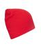 Unisex Bio Cotton Casual Beanie Red 11828