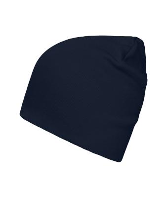 Unisexe Bonnet décontracté coton bio Marine 11828