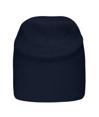 Unisex Cotton Casual Beanie   OCS Standard Navy 11828