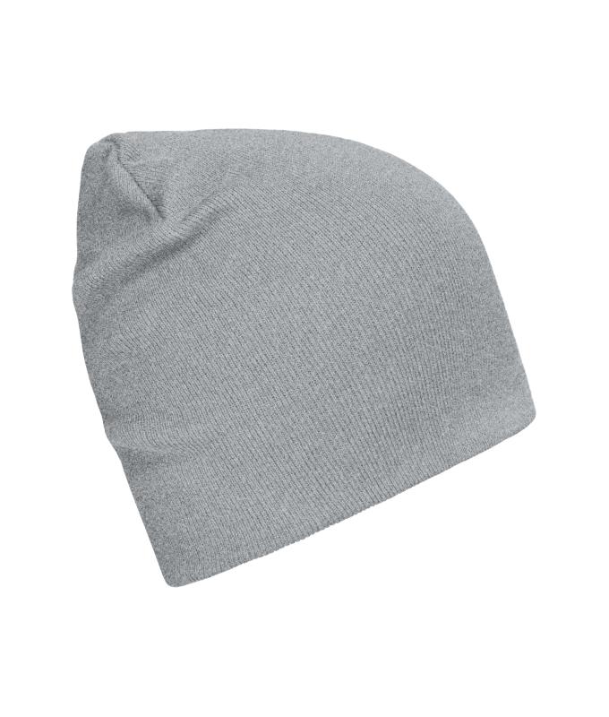 Unisex Cotton Casual Beanie OCS Standard Light-grey-melange 11828