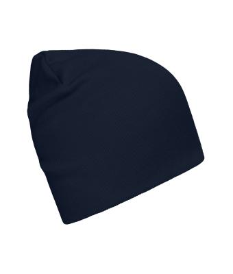 Unisex Organic Cotton Casual Beanie   OCS Standard Navy 11828