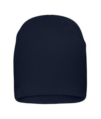Unisex Organic Cotton Casual Beanie   OCS Standard Navy 11828