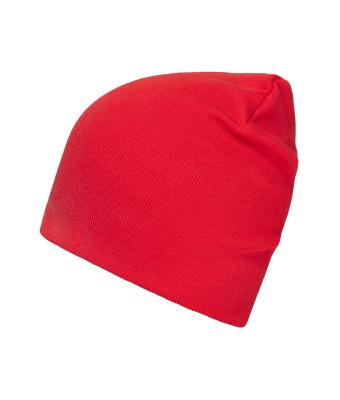 Unisex Organic Cotton Casual Beanie   OCS Standard Red 11828