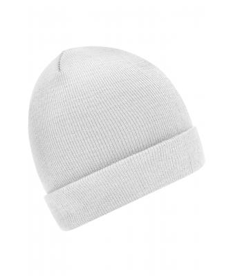 Unisexe Bonnet tricot Blanc 7797