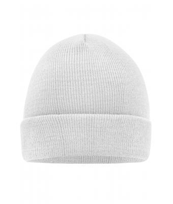 Unisexe Bonnet tricot Blanc 7797