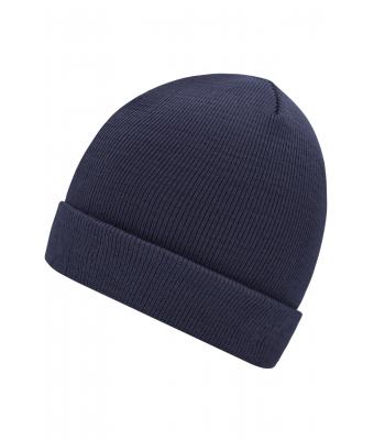 Unisexe Bonnet tricot Marine-foncé 7797