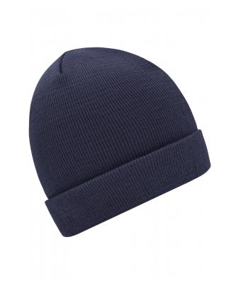Unisexe Bonnet tricot Marine-foncé 7797