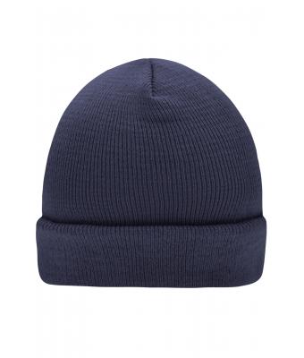 Unisexe Bonnet tricot Marine-foncé 7797