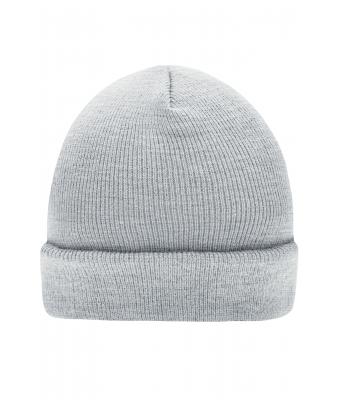 Unisexe Bonnet tricot Gris-clair-mélange 7797
