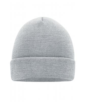 Unisexe Bonnet tricot Gris-clair-mélange 7797
