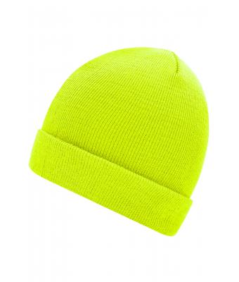 Unisexe Bonnet tricot Jaune-vif 7797