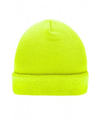 Unisexe Bonnet tricot Jaune-vif 7797