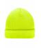 Unisexe Bonnet tricot Jaune-vif 7797