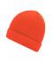 Unisexe Bonnet tricot Orange-vif 7797