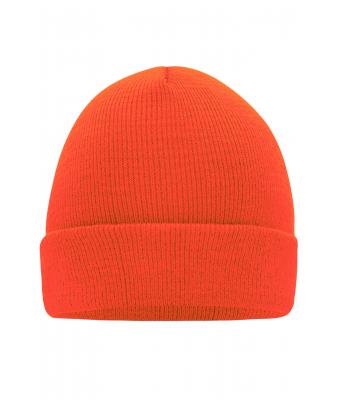 Unisexe Bonnet tricot Orange-vif 7797