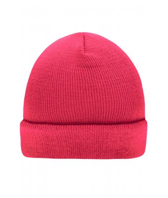 Unisexe Bonnet tricot Rose-vif 7797