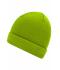 Unisexe Bonnet tricot Vert-citron 7797