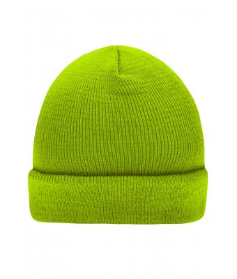 Unisexe Bonnet tricot Vert-citron 7797