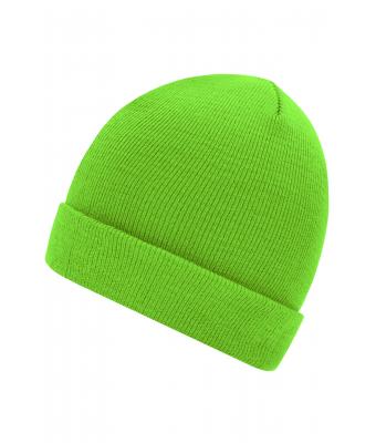 Unisexe Bonnet tricot Vert-vif 7797