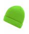 Unisexe Bonnet tricot Vert-vif 7797