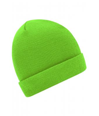 Unisexe Bonnet tricot Vert-vif 7797