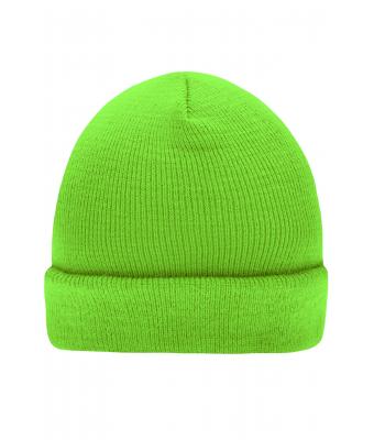 Unisexe Bonnet tricot Vert-vif 7797