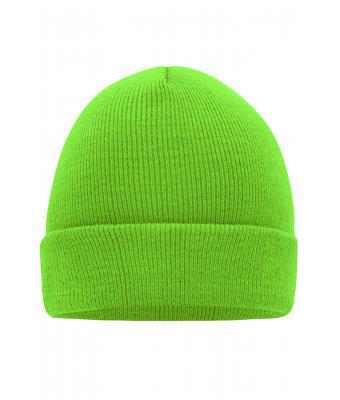Unisexe Bonnet tricot Vert-vif 7797