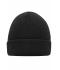 Unisex Knitted Cap Zwart 7797