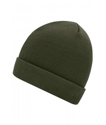 Unisex Knitted Cap Olijf 7797