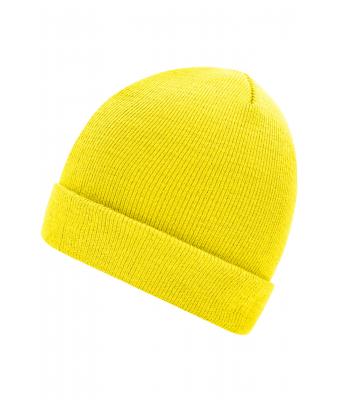 Unisex Knitted Cap Geel 7797
